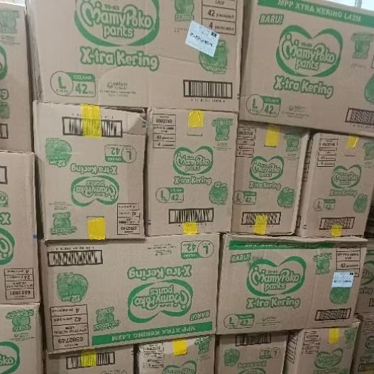 Mamy poko jumbo 4 ball [1 karton] S56 M48 L42 XL38 XXL34 popok bayi pampers promo