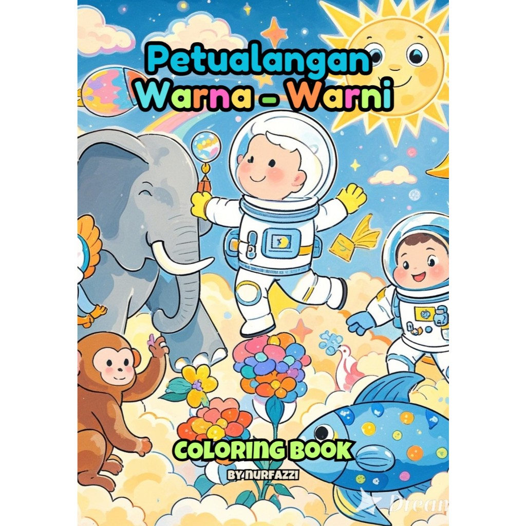 

Buku Mewarnai Hewan & Profesi (Coloring Book Animals & Profession) 30 Halaman