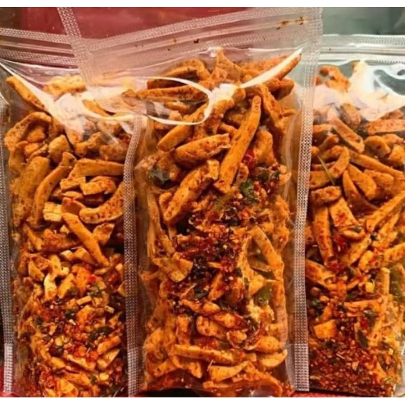 

bakso goreng stik daun jeruk pedas cemilan kekinian viral 100 gram