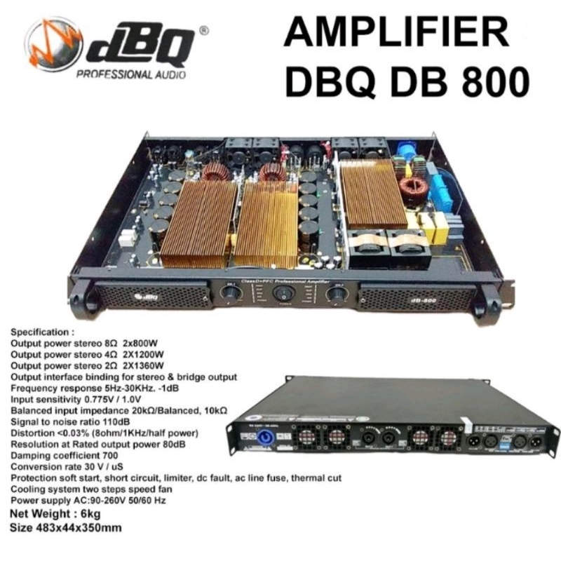 Power Amplifier dBQ dB-800