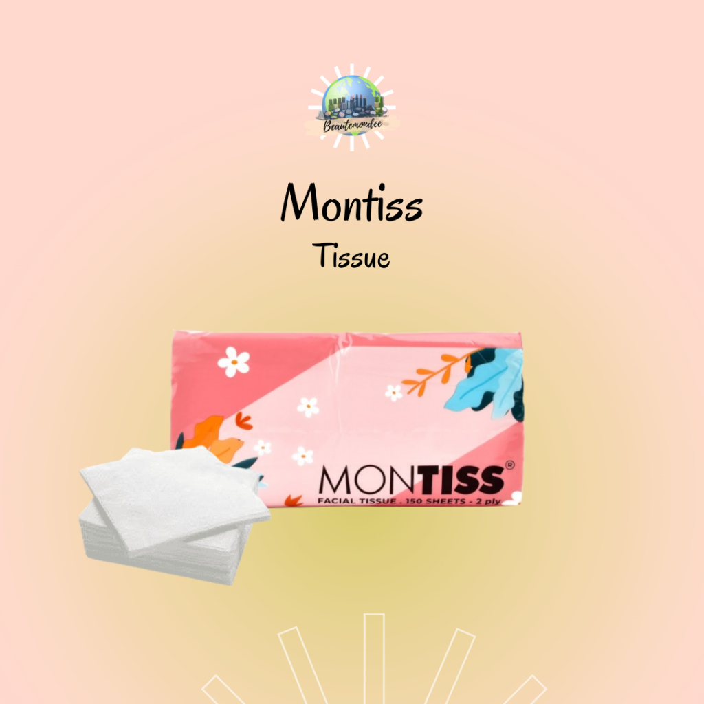 TISSUE MONTISS 150 sheets 2ply / Tisu Montiss 150gr