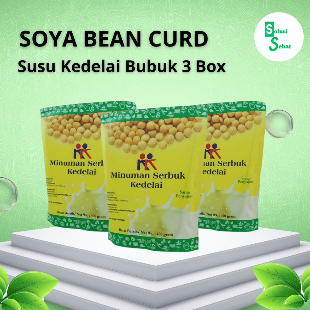 

Soya Bean curd minuman serbuk kedelai KK Indonesia original hemat 3 pack
