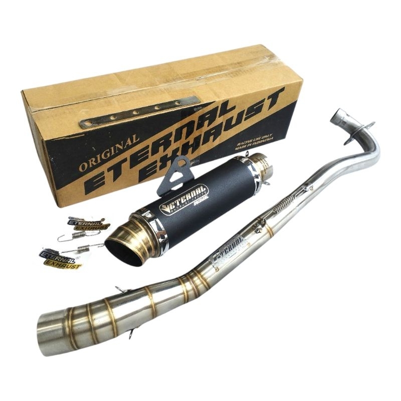 knalpot racing original eternal exhaust racing Vega r new supra x 125 grand Jupiter z vega r supra