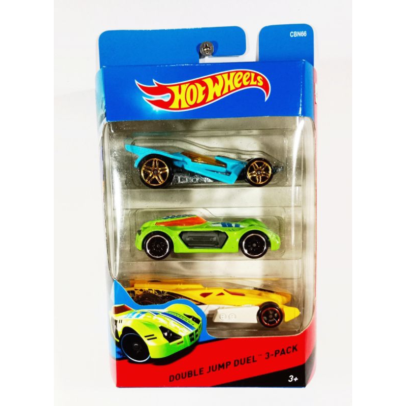 Hot Wheels Gift Pack Double Jump Duel 3-Pack (RD-10 + Dodge XP-07 + RD-06).