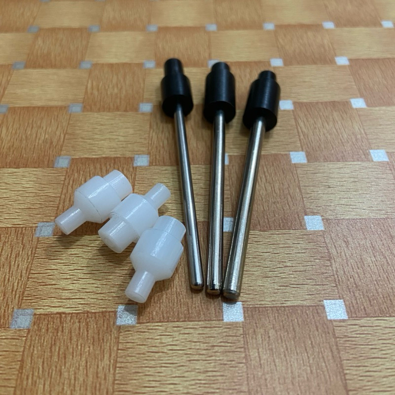 Pentil pompa pcp bahan teflon hitam dan putih as 3mm 3.5mm dan 4mm