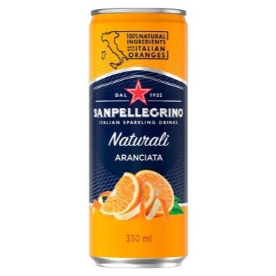 

soda san pellegrino aranciata 330