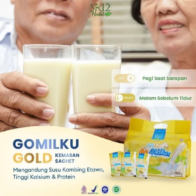 

GRA Go Milku SR12 Herbal Sachet 25g Susu Kambing Etawa Asli