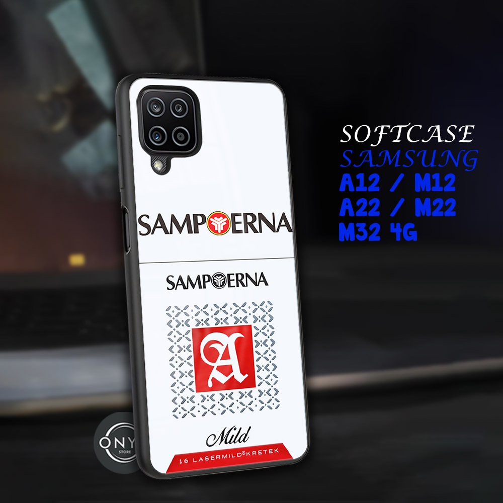 (AA28) Softcase Glossy SAMSUNG A12 | M12 | A22 | M22 | M32 4G | CASE GLOSSY ONYXSTORE | Kesing Lucu 