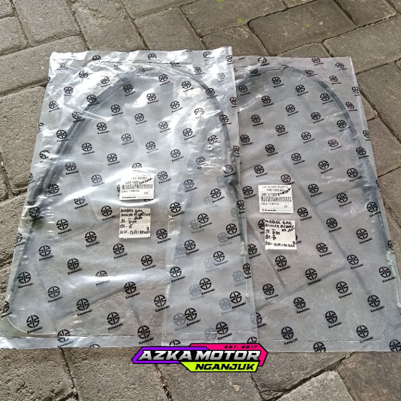 Kabel gas Ninja R SS RR original 54012-1522 kabel gas Ninja R Kis Lama stang pipa panjang