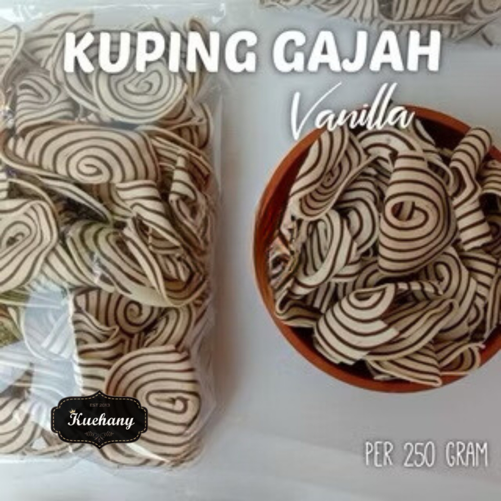 

KUPING GAJAH/KERIPIK KUE KUPING GAJAH TERLARIS RASA VANILA 1KG