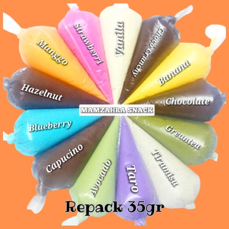 

Collins dip glaze repack 35gr Termurah selai glaze