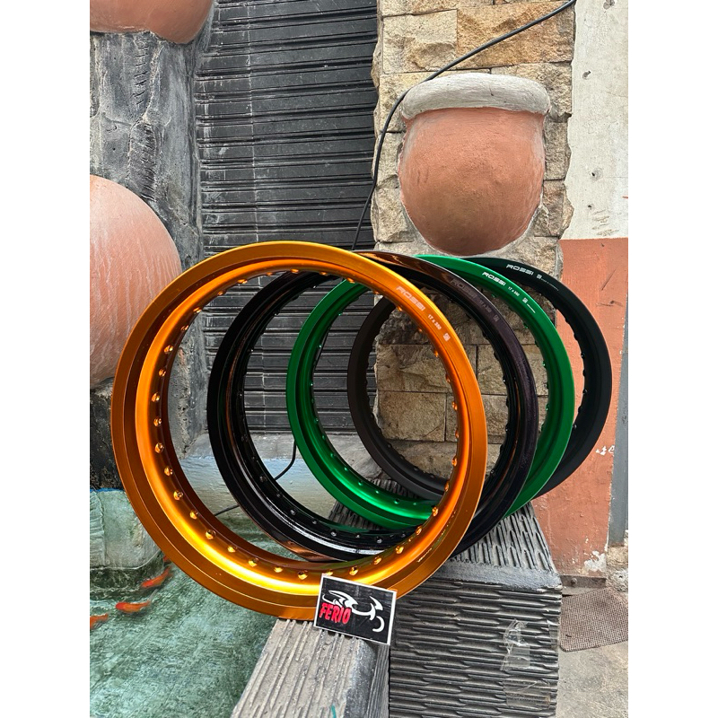 Velg Rossi WM Ring 17 Orange Oren Hijau Ring 17 Uk 215 250 300 350