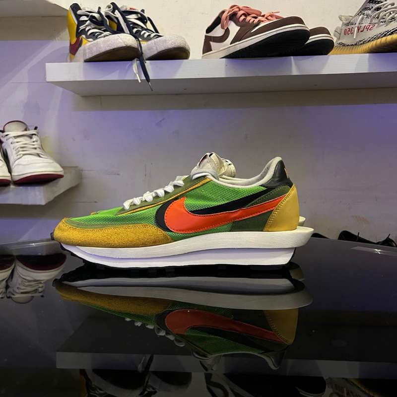 sacai ld waffle green gusto