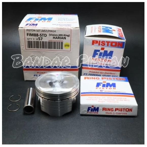 Piston Kit FIM88 modifikasi vixion/mx king 150 dan jupiter mx pin 14