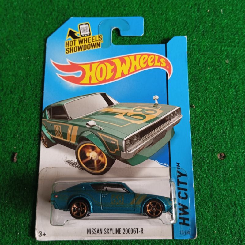 Hot wheels hotwheels Nissan kenmeri skyline 2000 GT-R hijau tosca JDM japan GTR