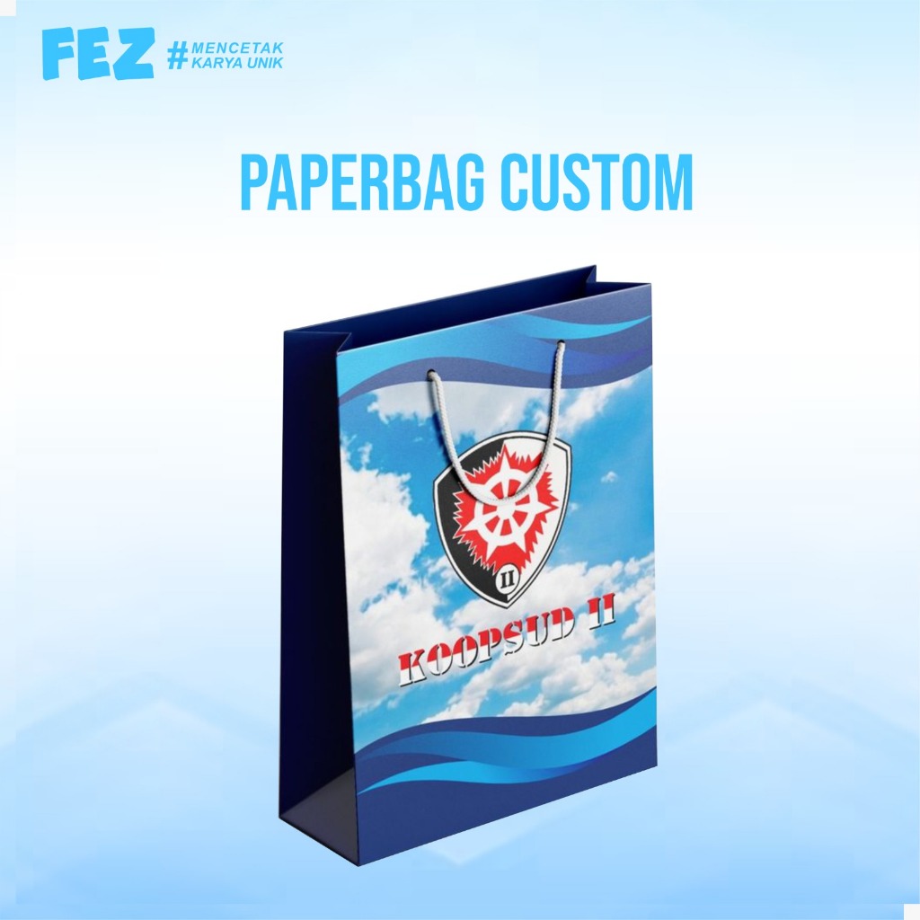 

Paperbag custom dengan berbagai pilihan warna dan ukuran FREE DESAIN