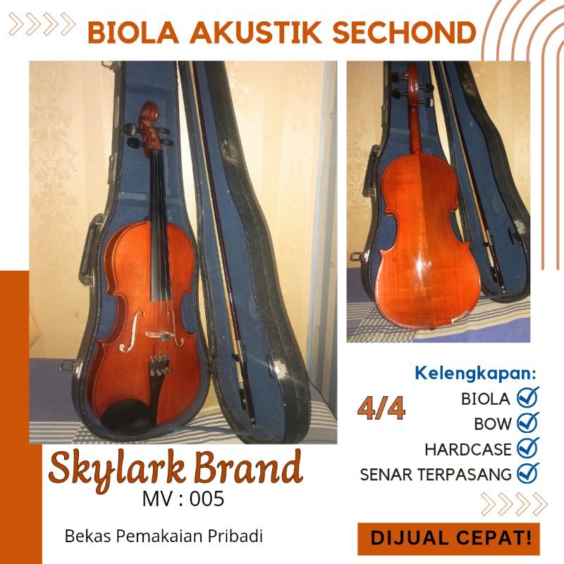 Biola Akustik Skylark Brand MV: 005