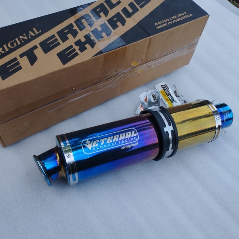 Silencer knalpot Blue Mon inlet 50 adem big bass eternal exhaust