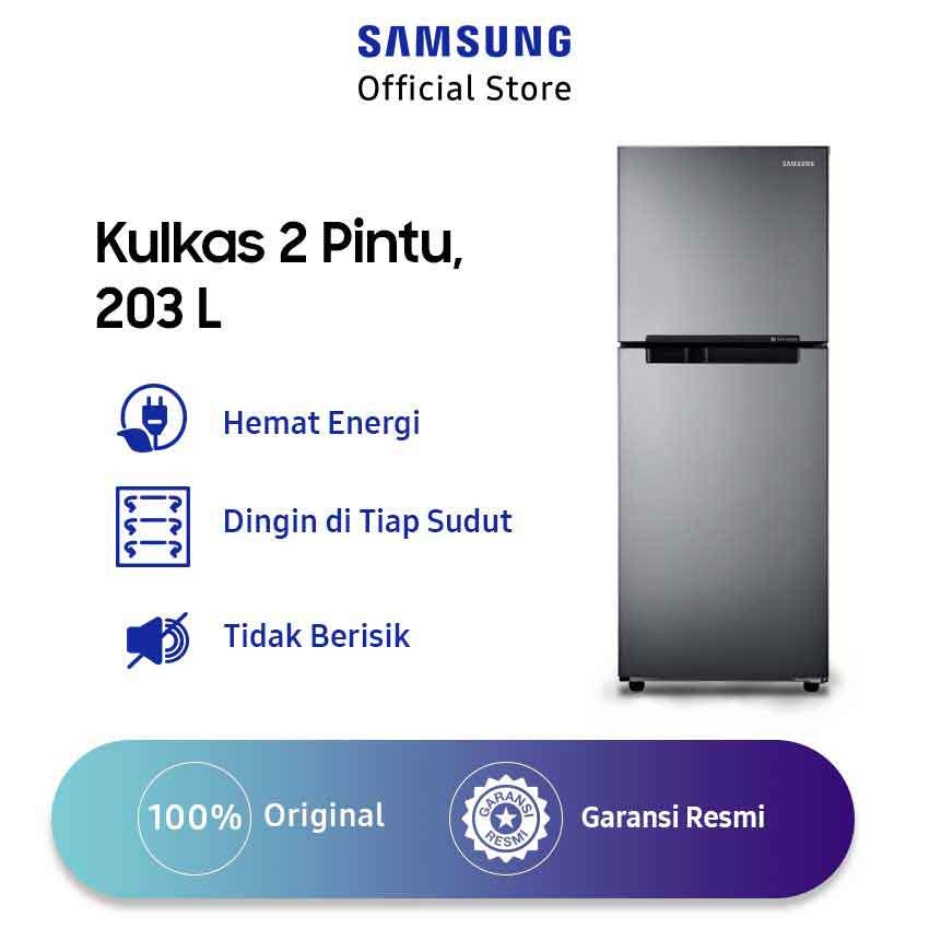 KULKAS SAMSUNG RT19M300BGS INVERTER 2 PINTU [ 216 LITER ]