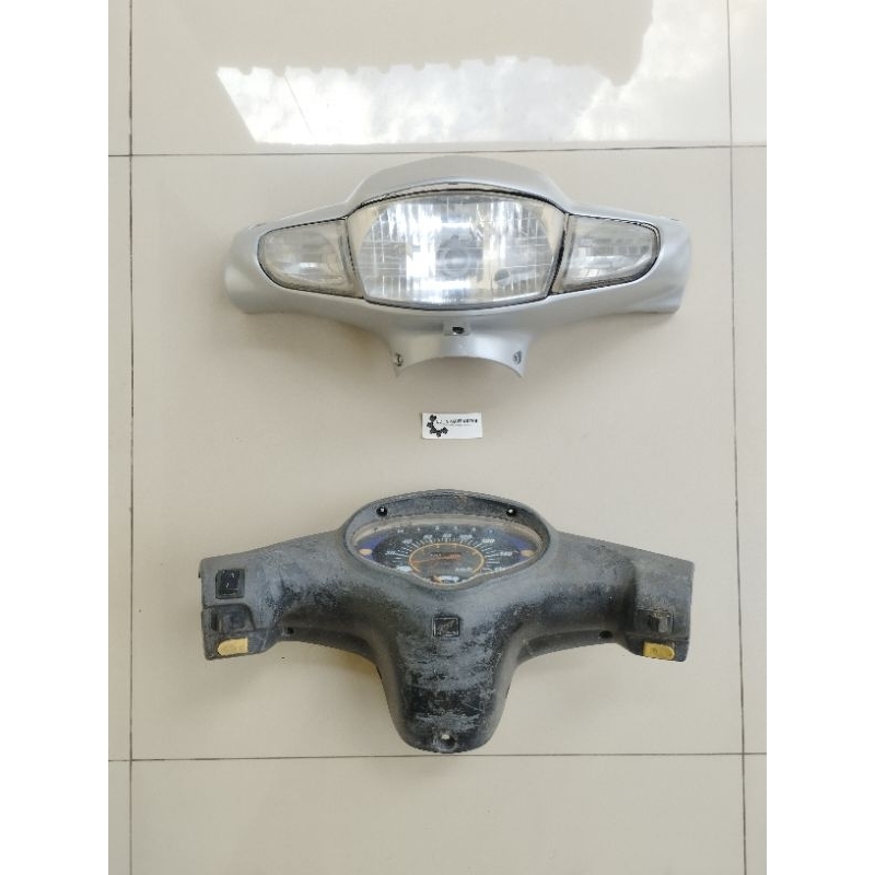 batok depan batok kepala batok lampu depan set komplit honda kirana 125 original