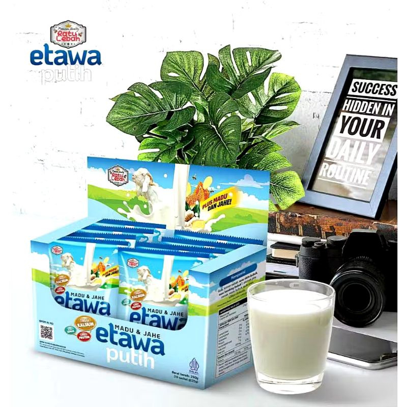 

Susu Kambing Etawa Putih Plus Jahe isi 10 sacet