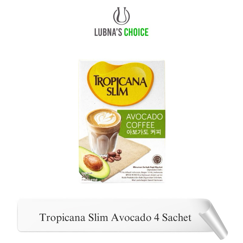 

1 Box 4 Pcs - Tropicana Slim Avocado Coffee