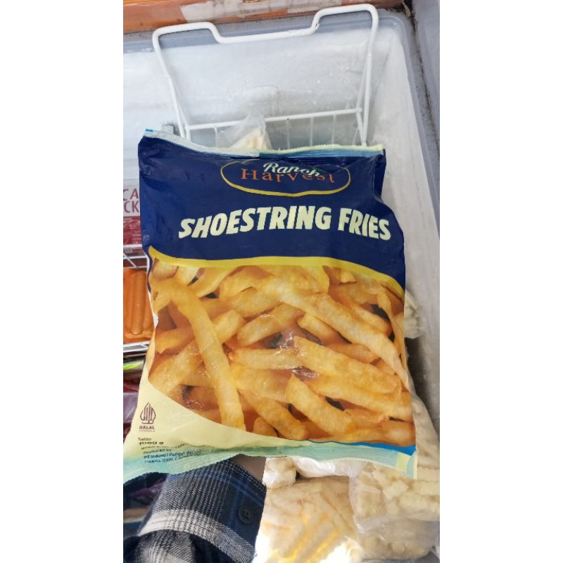 

Kentang Harvesr Shoestring & Crinkle