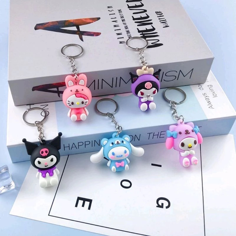 

Gantungan Kunci Lucu Imut Karakter Kartun Anime Ganci Key Chain Serbaguna