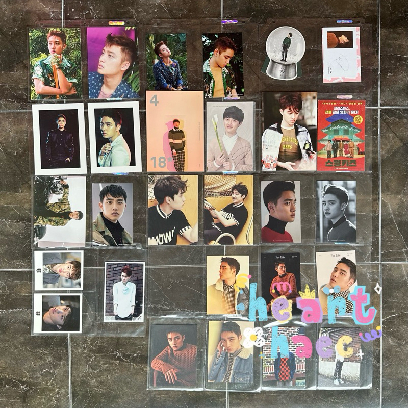 [1] ♡ read desc ♡ | exo d.o. kyungsoo postcard, polaroid, photoset exordium elyxion power kokobop ex