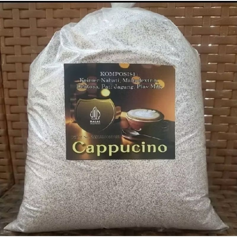 

Bubuk Cappucino cincau uk1kg Sdh MiX Gula ya.Soal Rasa... pastinya.. Wangi,Lembut, Gurih & Lebih berasa Cappucinonya