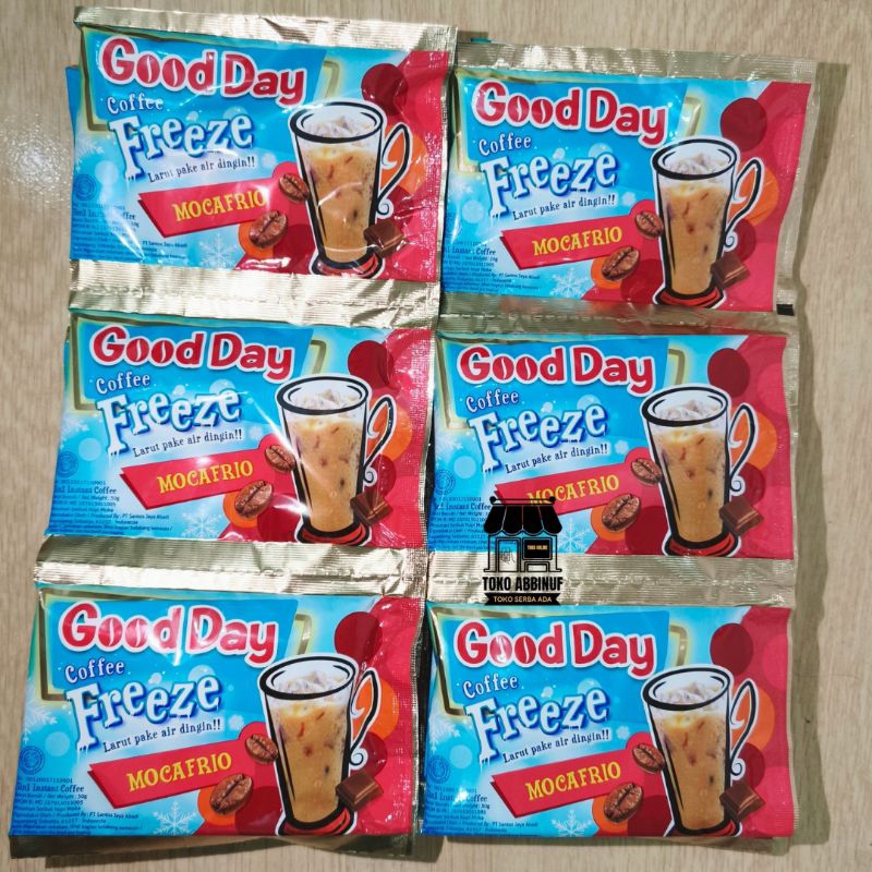 

10 PCS - GOOD DAY FREEZE MOCAFRIO 1 RENCENG - GOOD DAY FREZE