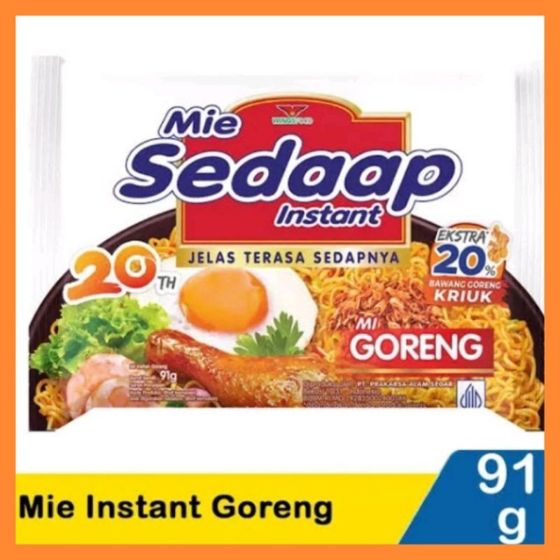 

Wingsfood mie sedaap instant mi goreng 91 g