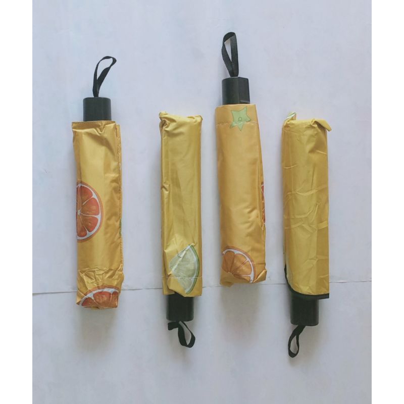 Payung Lipat Motif Buah Buahan Anti UV Payung 3D / Payung 3D Viral