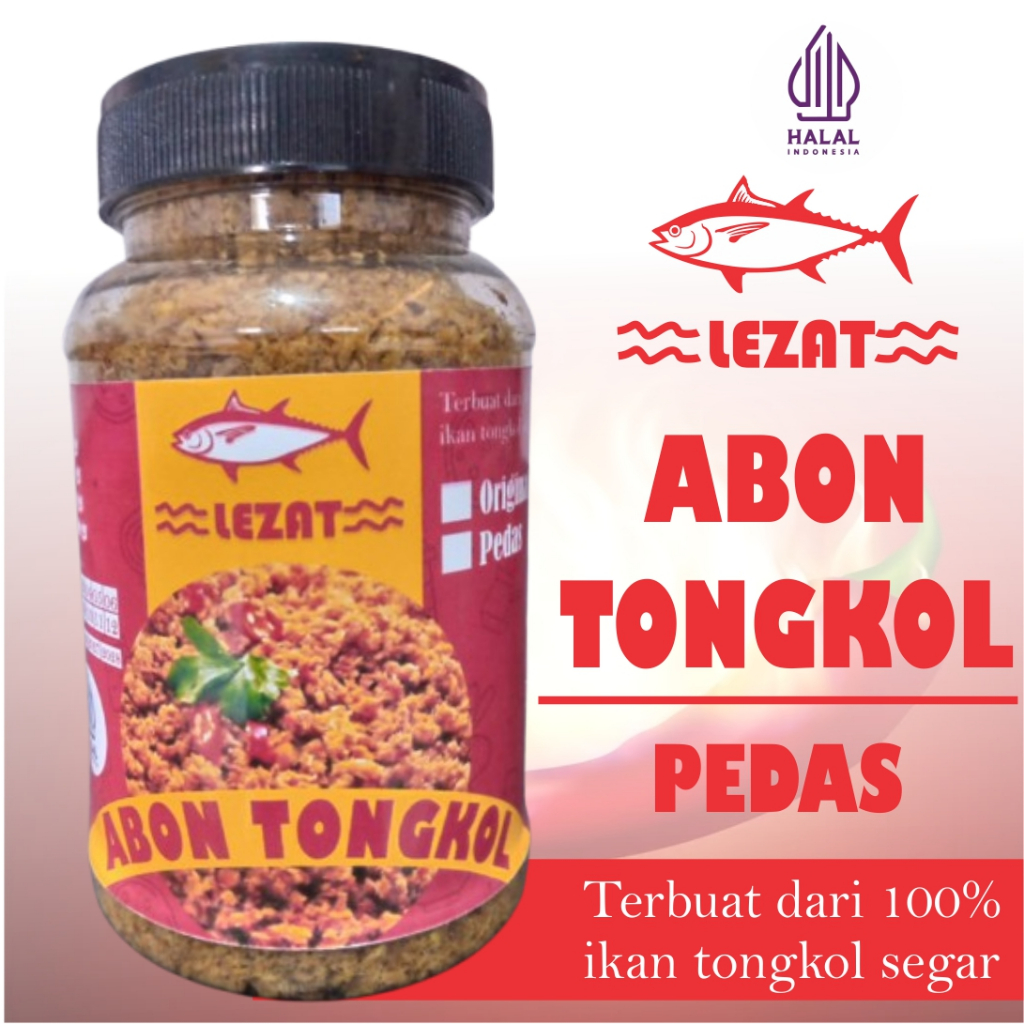 

Abon Tongkol Spesial Halal Rasa Pedas - LEZAT