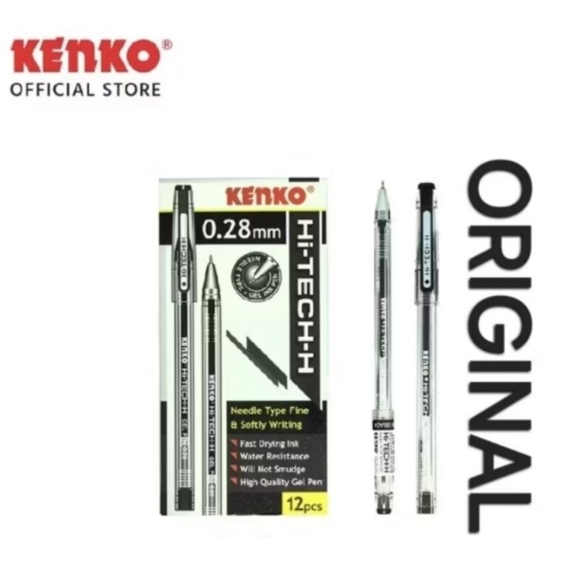 

KENKO PULPEN Hi-TECH-H 0.28mm 1Lusin (12pc)