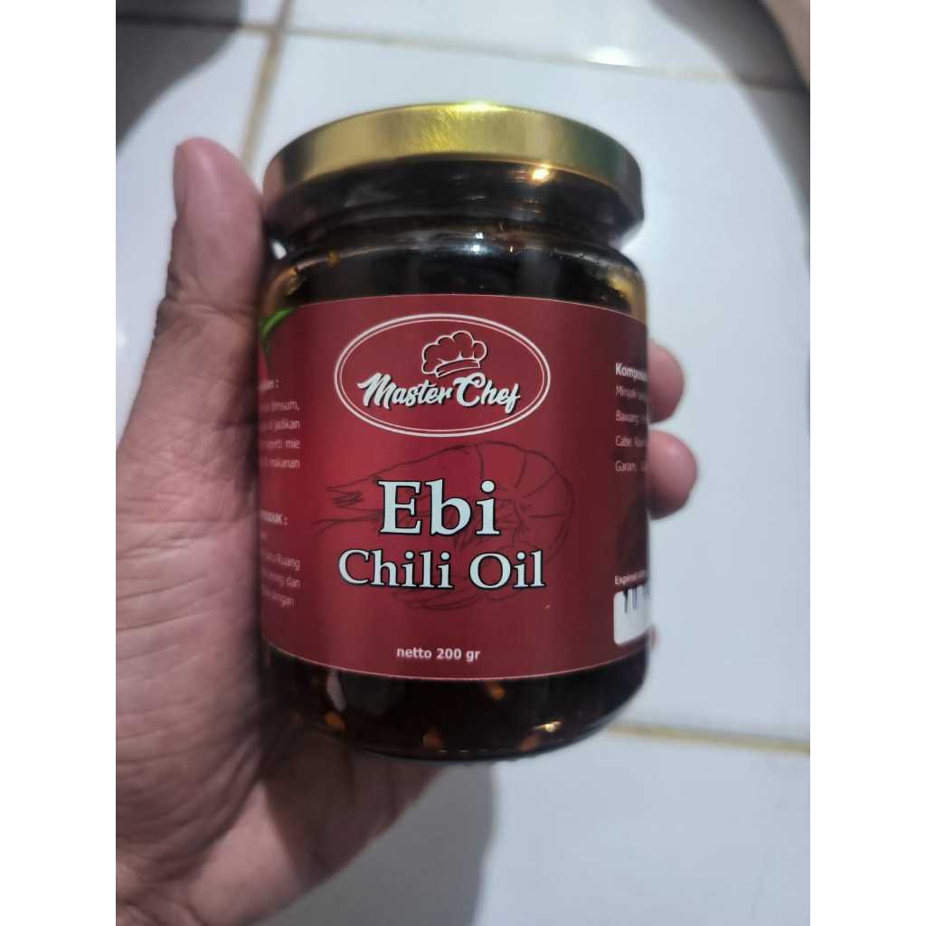 

Master Chef EBI CHILI OIL 200 gram | Sambal Chili OIL | SAMBAL MINYAK