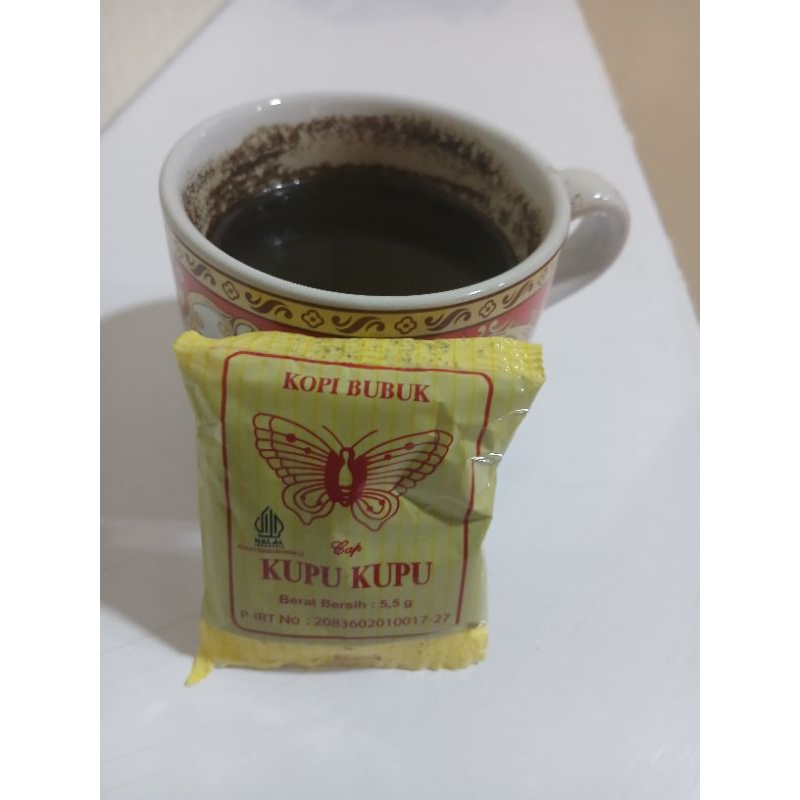 

½pak kopi kupu kupu / kopi hitam / kopi bubuk / kopi cap kupu kupu / kupu kupu coffee