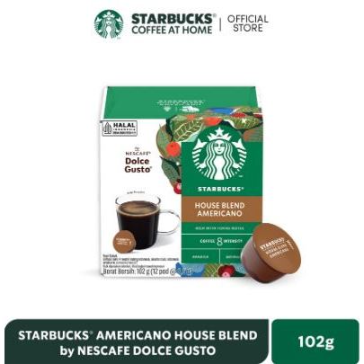 

STARBUCKS Americano House Blend by NESCAFE DOLCE GUSTO 102g x 12pcs IMPORT