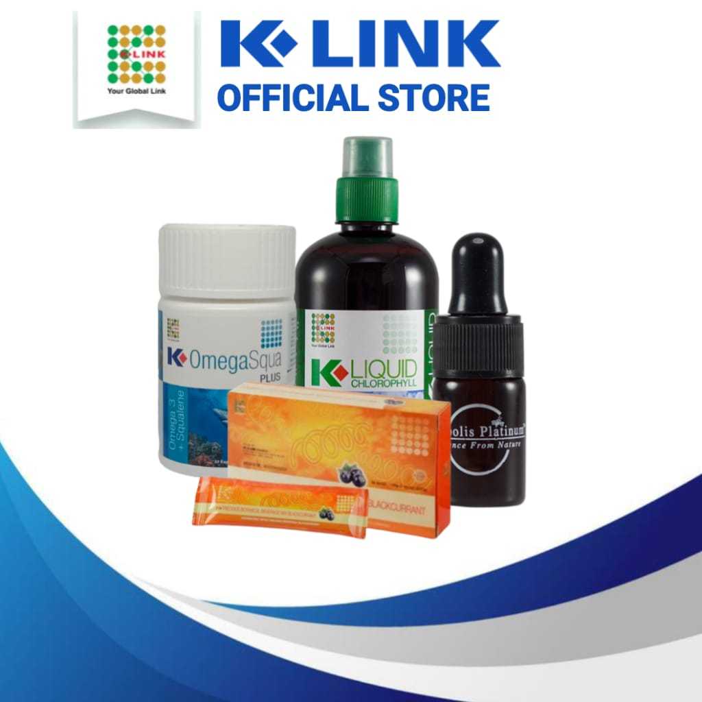 Omegasqua Klink Original.Omega Squa K link Ori.Minyak ikan omega squa k link.propolis platinum k lin