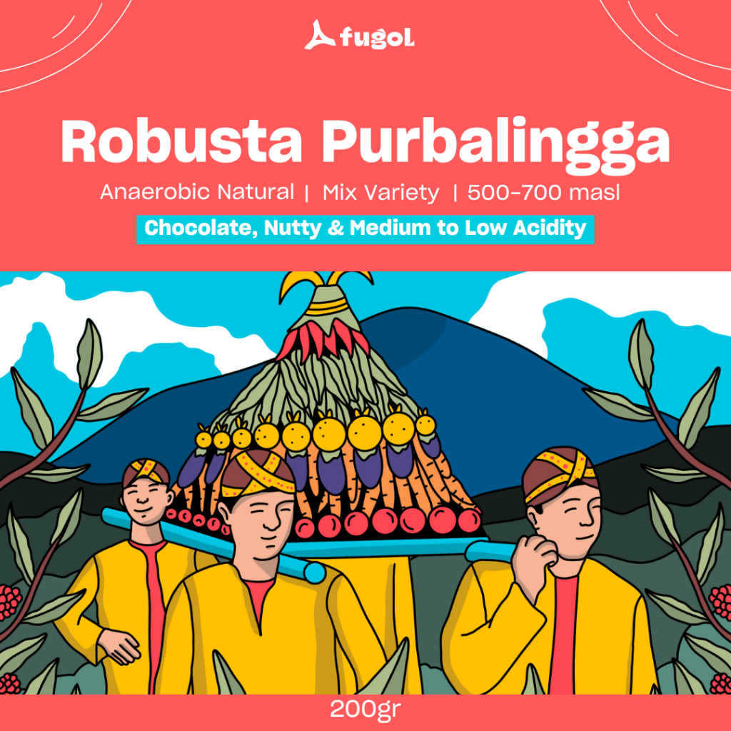 

Biji Kopi Fine Robusta Purbalingga Natural Filter Coffee 200 gram