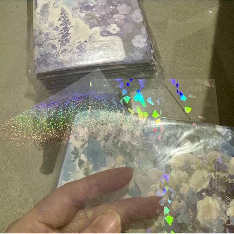 

(3DC) paper art deco decor kertas dekor motif padang bunga langit awan flower field sky cloud