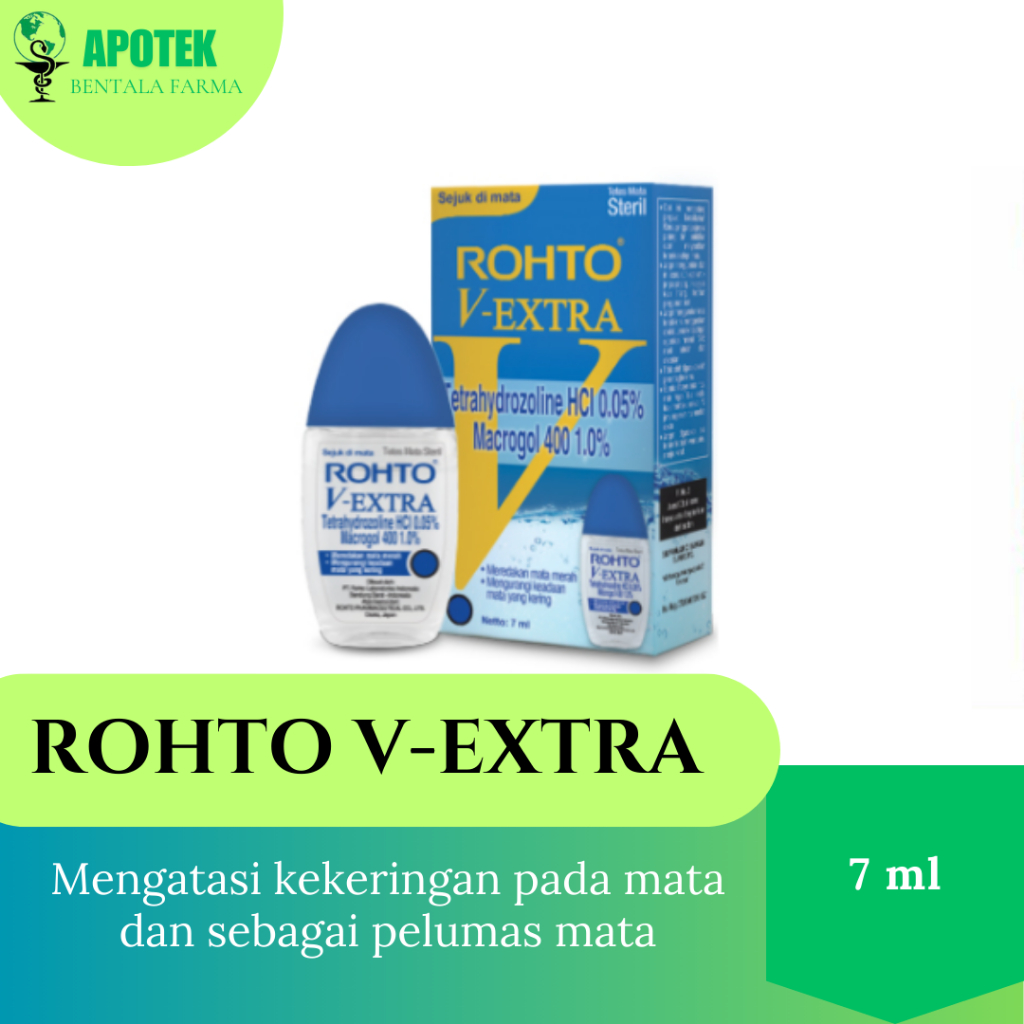 Rohto V- Extra 7ml Tetes Mata