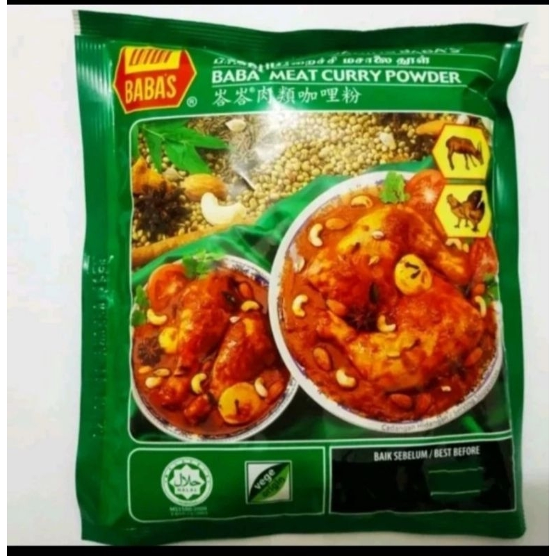 

Babas Meat Curry Powder Spice/ Bubuk Kari 250gr