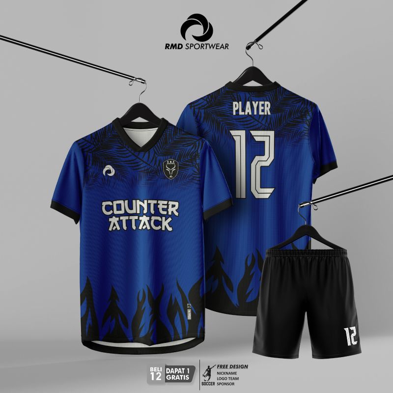 JERSEY FUTSAL, VOLI,BOLA GRATIS DESAIN NAMA,SPONSOR DAN LOGO BAHAN PREMIUM