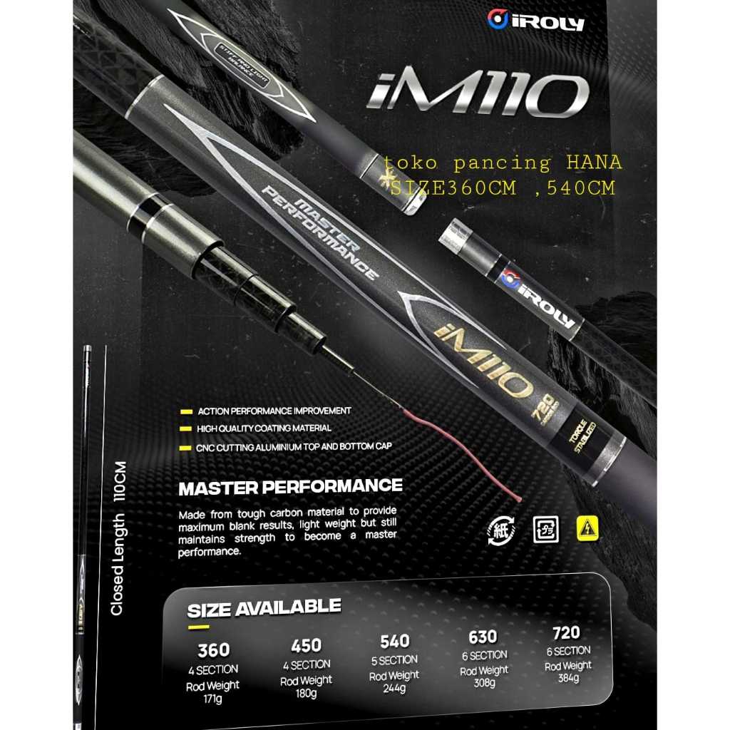 JORAN PANCING POLE TEGEK IROLY IM110 MASTER PERFORMANCE