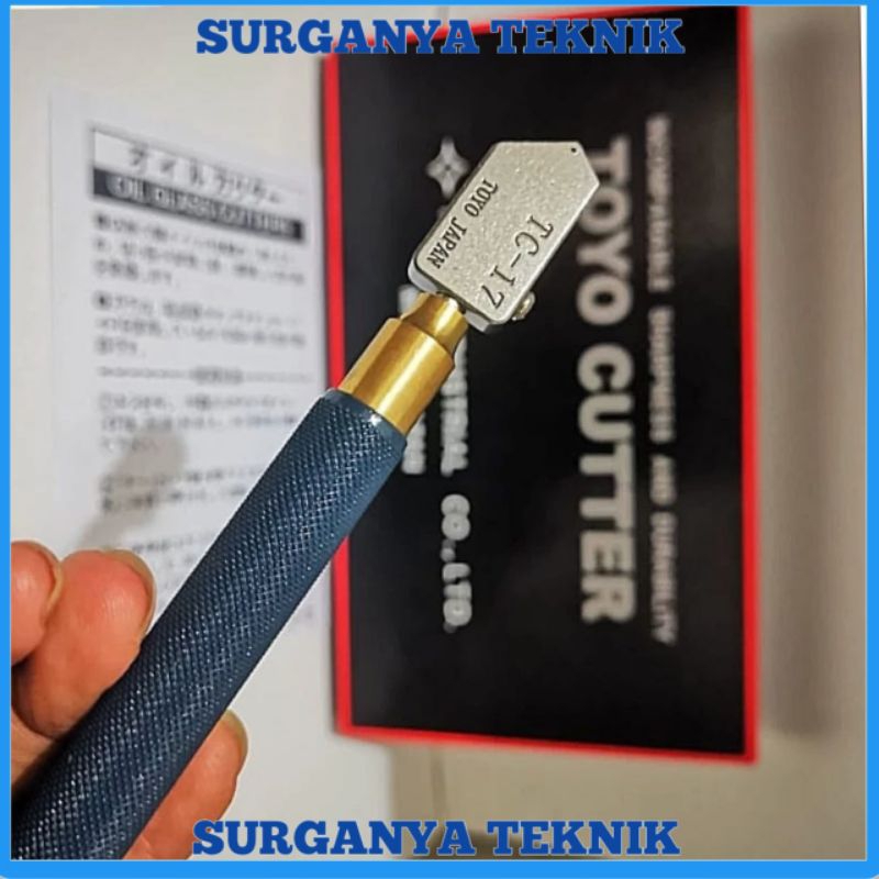 

alat pemotong kaca pisau kaca minyak TOYO TC 17 Glass Oil original japan