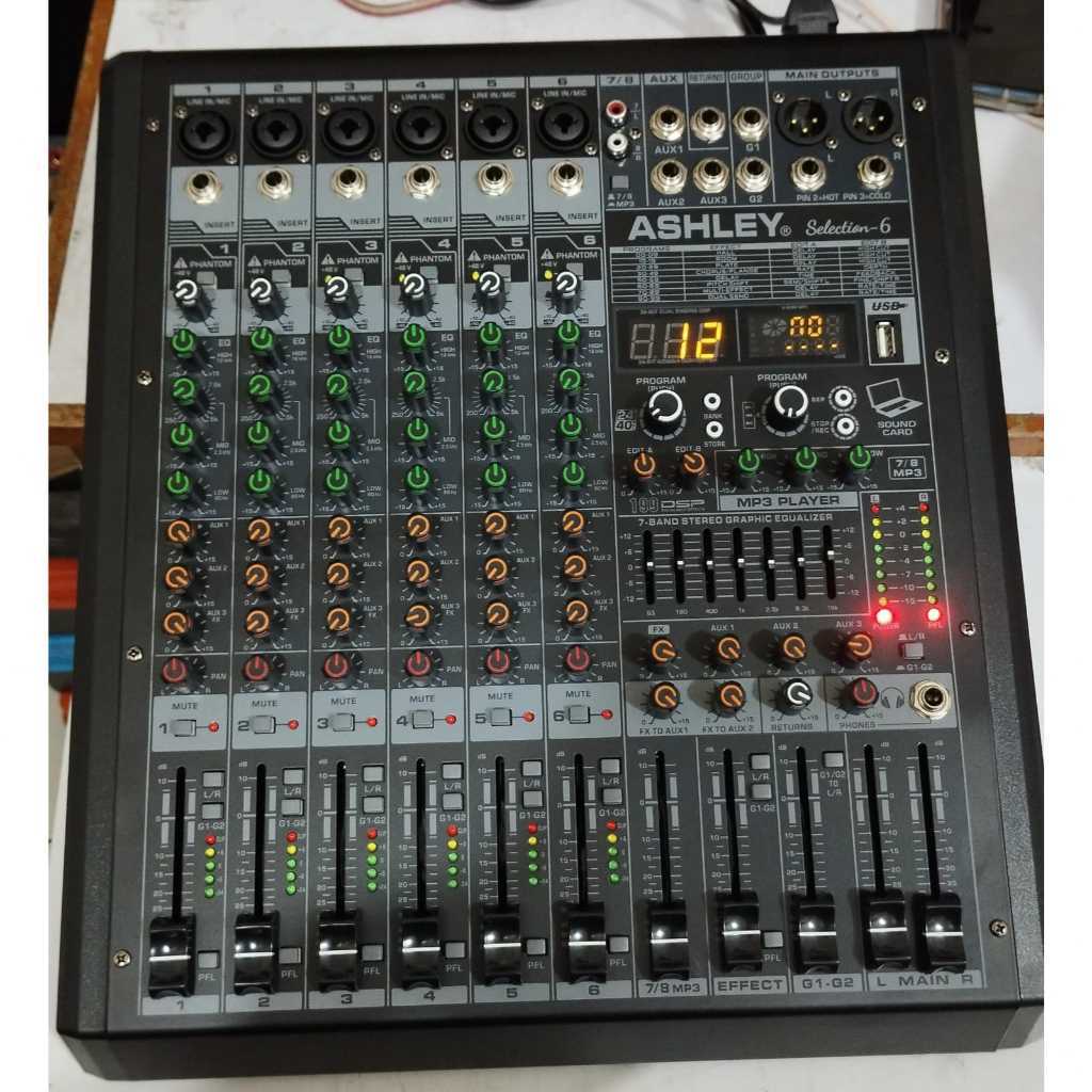 MIXER AUDIO ASHLEY SELECTION6 MIXER ASHLEY SELECTION 6