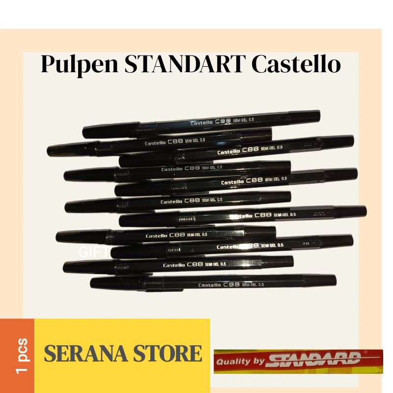 

PULPEN STANDAR CASTELLO C88 (1PCS)/Castello C88 Writing Technology Staple Point