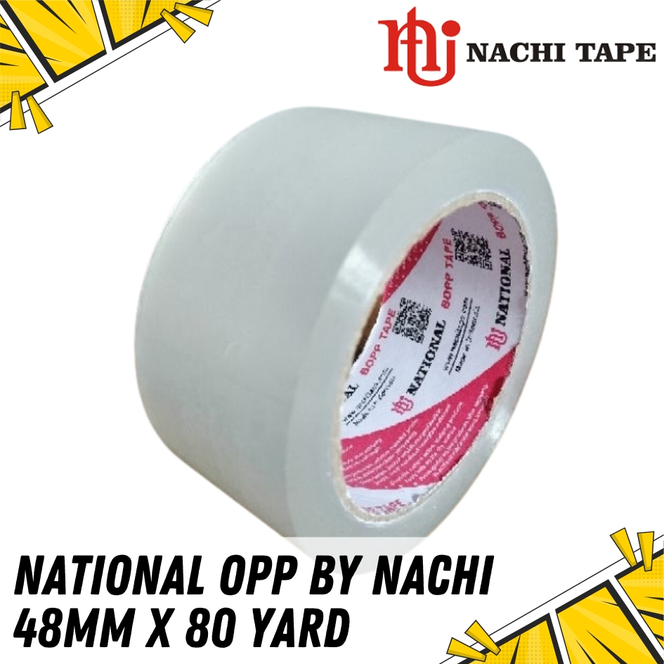 

LAKBAN ISOLASI OPP 2 INCHI / 48 MM NATIONAL by NACHI