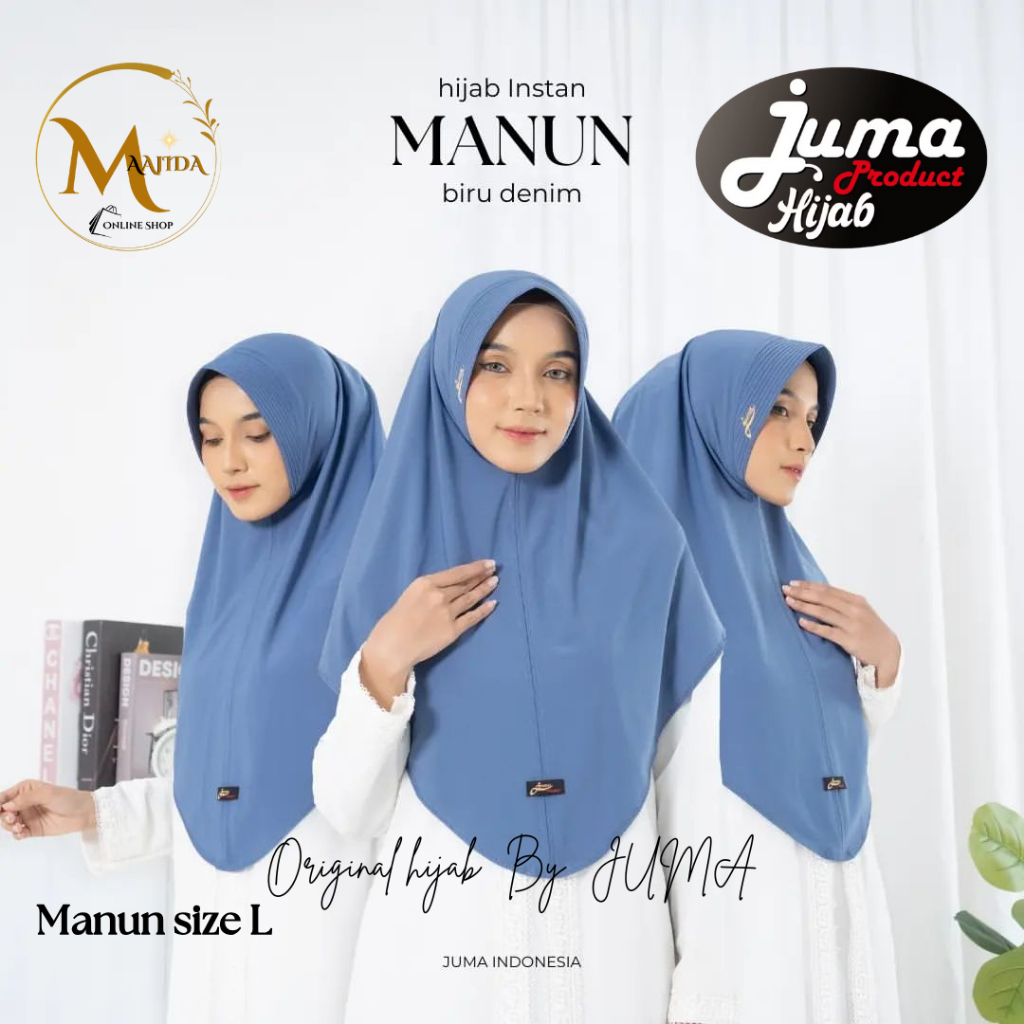 HIJAB JUMA MANUN hijab Juma polos Standar ORIGINAL byJUMAHIJAB untuk warna serian
